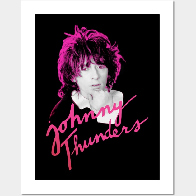 Johnny Thunders Custom Rock Wall Art by Hoang Bich